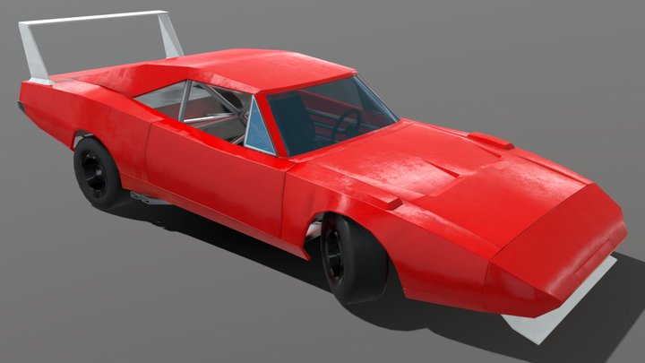1969 NASCAR Charger 3D Model