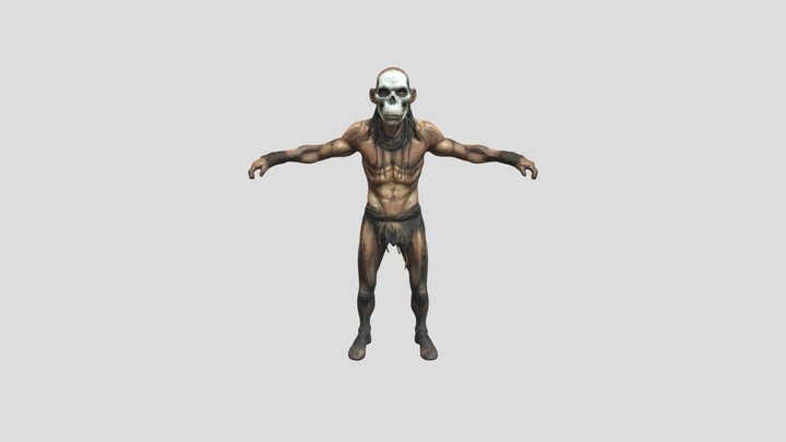 Skeleton Warrior 3D Model
