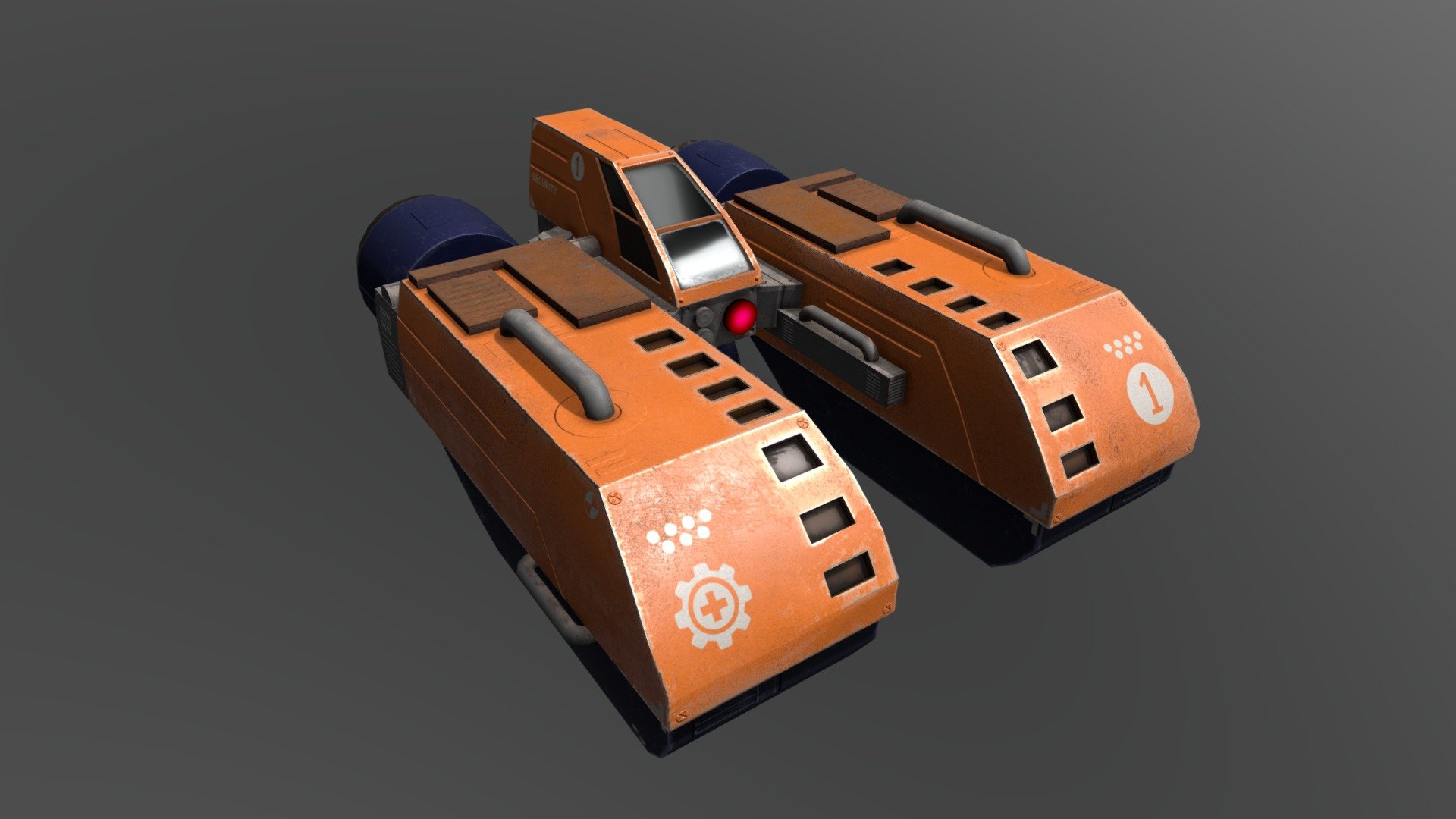 The Space Ship - 3D model by Maroleen [82c2770] - Sketchfab
