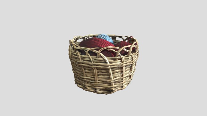 Ball of Yarn Blue ~ 3D Model ~ Download #90938452