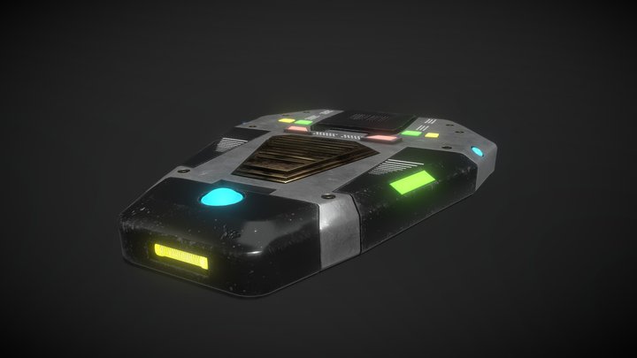 Sci-fi Box 3D Model