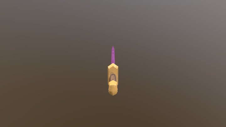 Purple Sword 3D Model