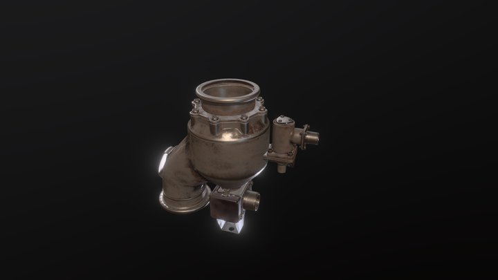 Aircraft de-Ice Valve 3D Model