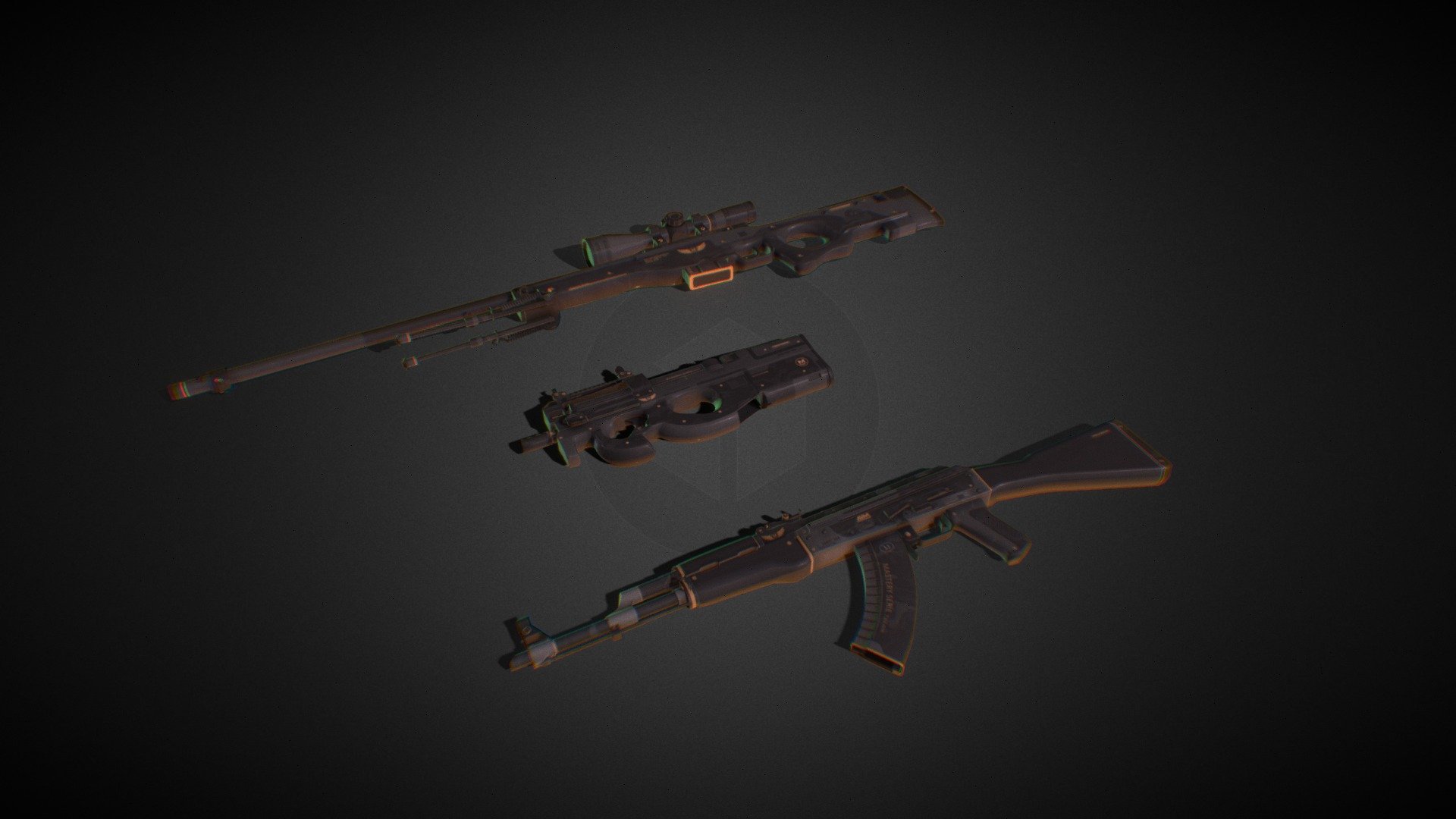 CS2 Elite Build Collection - Buy Royalty Free 3D model by KalashCG ...