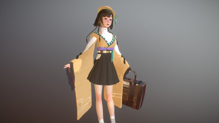 Azuha 3D Model