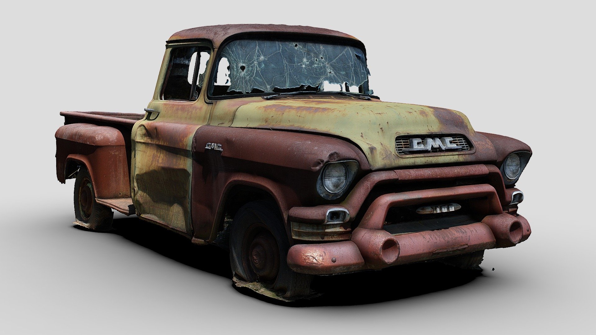 Yard Art Truck (Raw Scan) Buy Royalty Free 3D model by Renafox