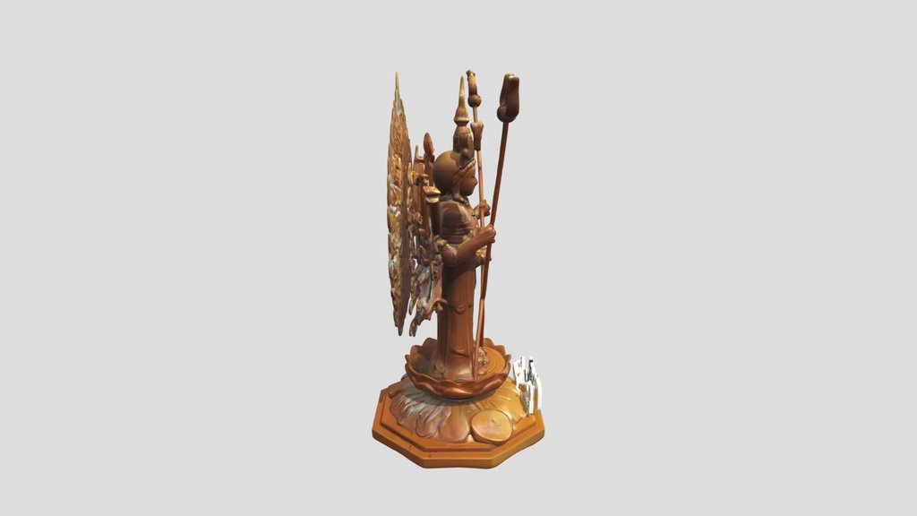Buddhist Deity 3d Model
