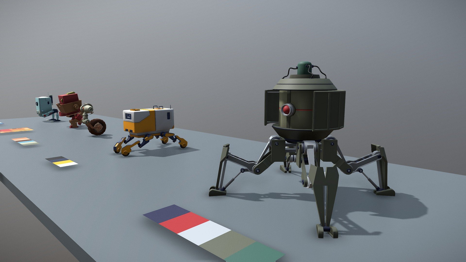 XYZ School Home Work. Robots