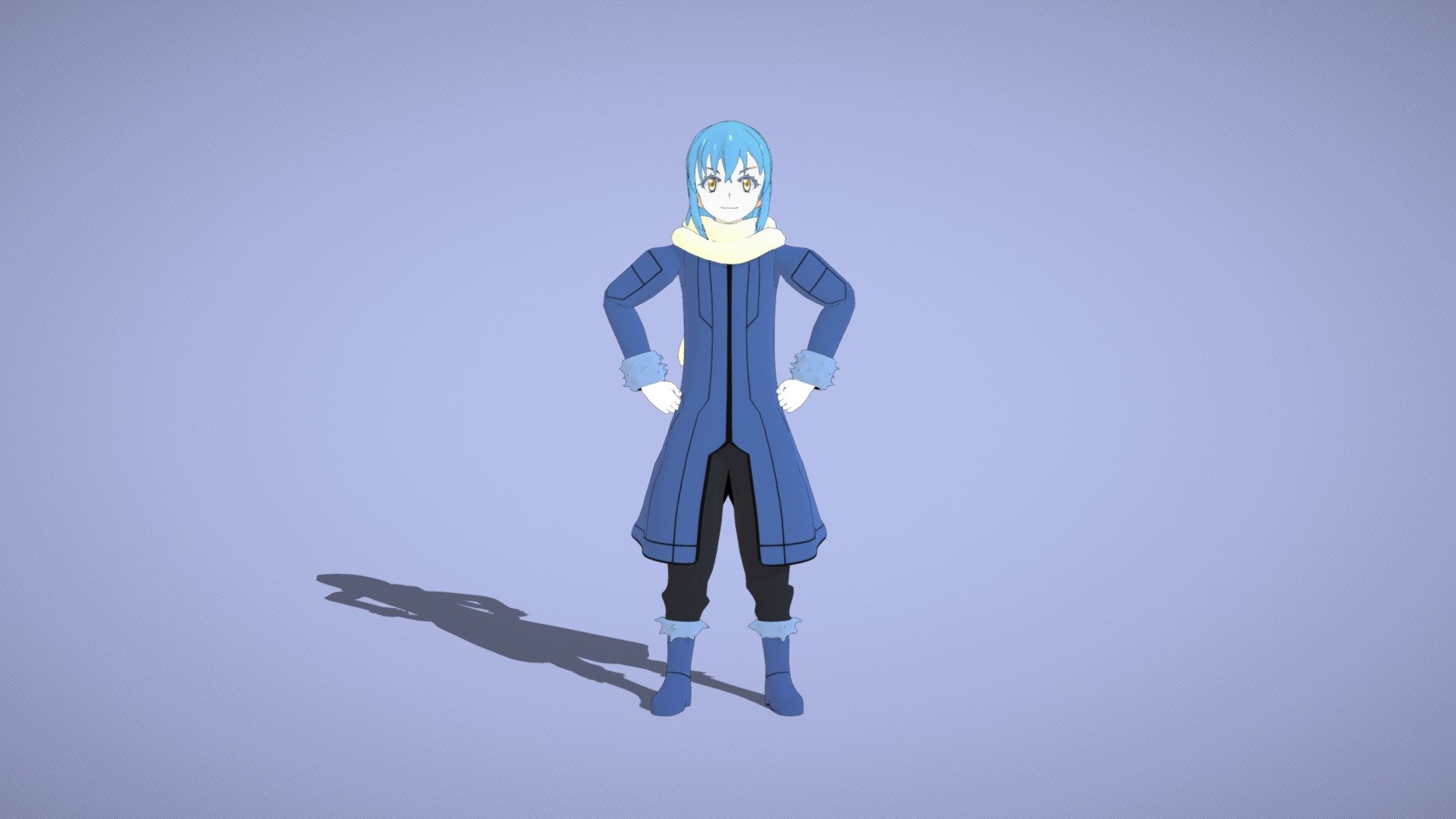 rimuru tempest from tensei shitara slime datta ken Grátis Modelo 3D in  Cartoon 3DExport