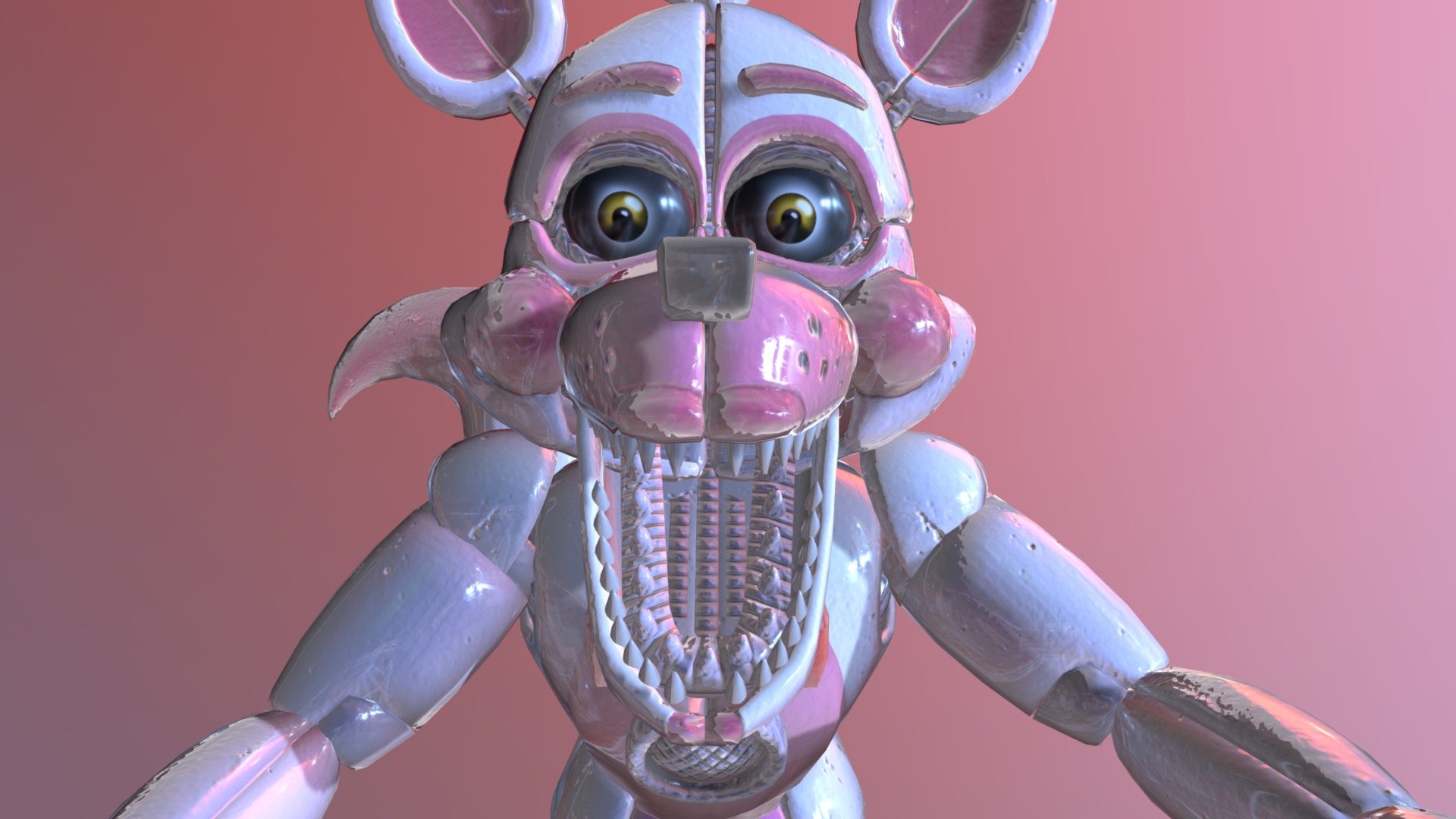 Funtime foxy - Download Free 3D model by 🤎 fℝεDᗪ𝐘_𝒻𝓪zⒷᵉ𝐀ⓡ 🤎 ...