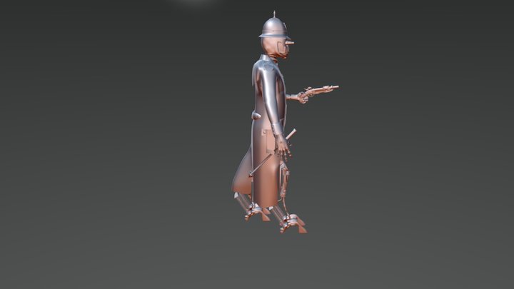 Robo-constable 3D Model