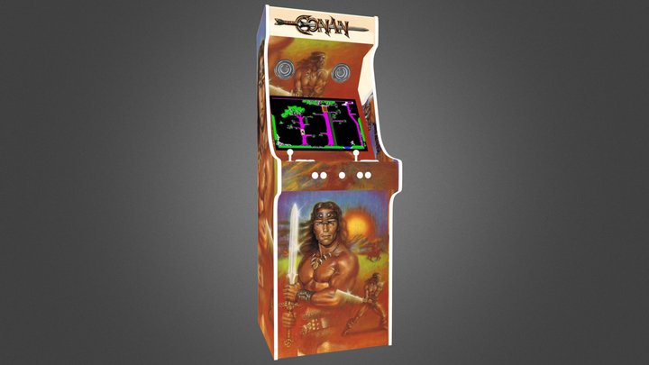 Conan Hall of Volta Apple II 3D Model