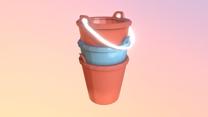 Buckets 3D Model