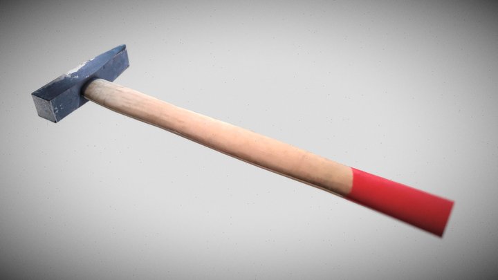 hammer low-poly 3D Model
