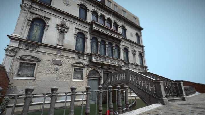 Palazzo Malipiero-Trevisan Venice Building 3D Model