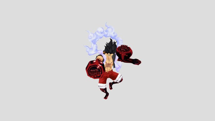 one piece bounty rush luffy ( gear 4 snakeman) 3D Model