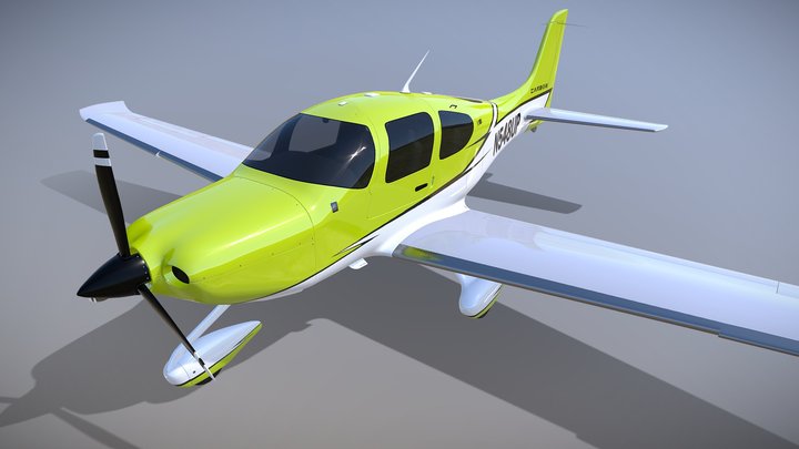 Cirrus SR-22 3D Model