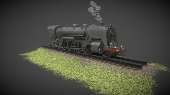 Locomotive 141 R 3D Model