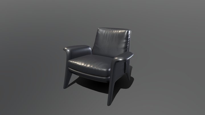 Armchair01 3D Model