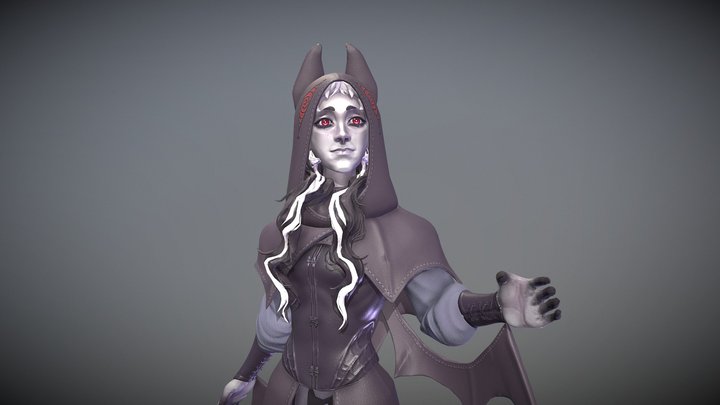 Vampire Lucius Valentine 3D Model