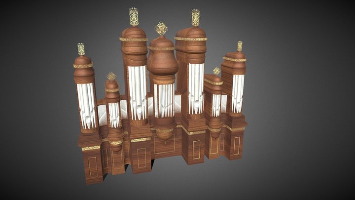 Orgue 3D Model