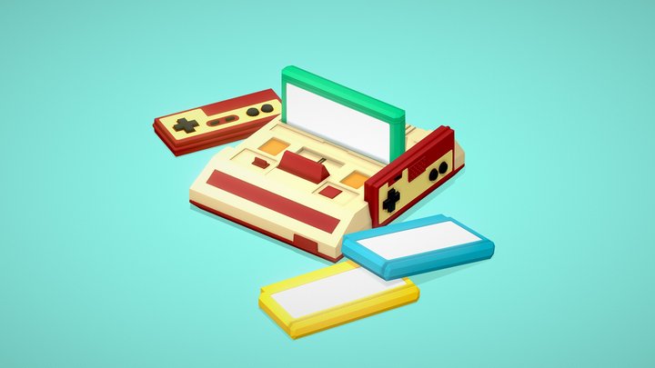 Famicon 3D Model