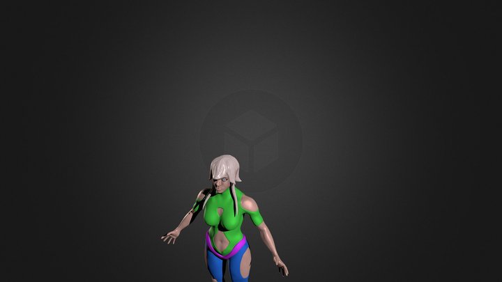 Catwalking Model 3D Model
