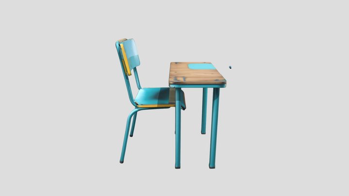 Mobiliario Escolar – Free 3D Model STL