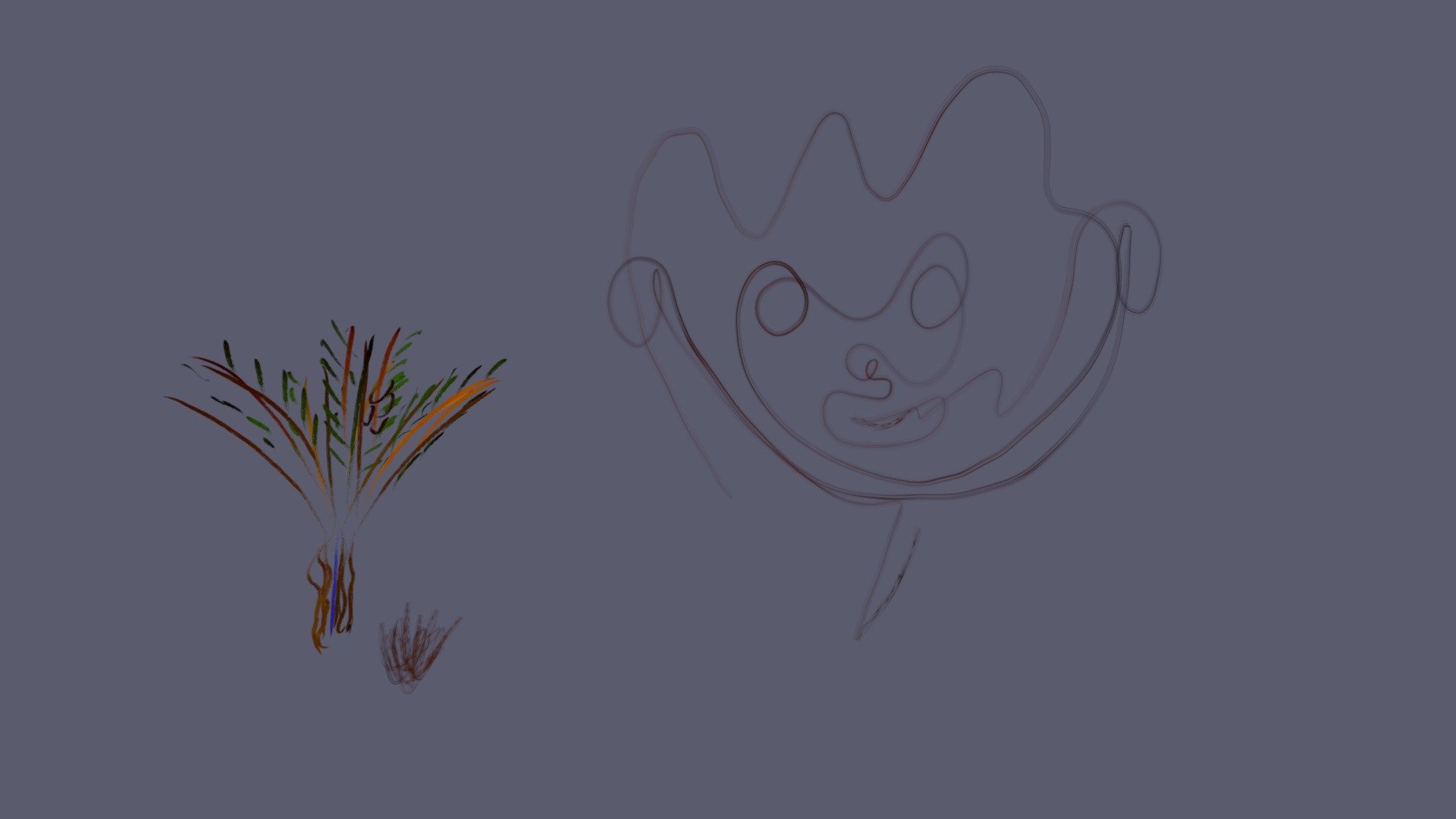 Plant Fire Face