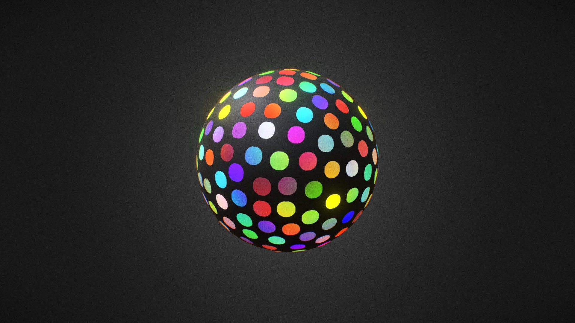 3D model 3D Model Blender Balls VR / AR / low-poly