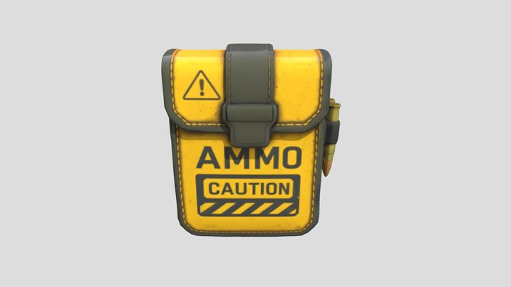 Low poly Ammo Pack [reupload] – Modello 3D gratuito STL