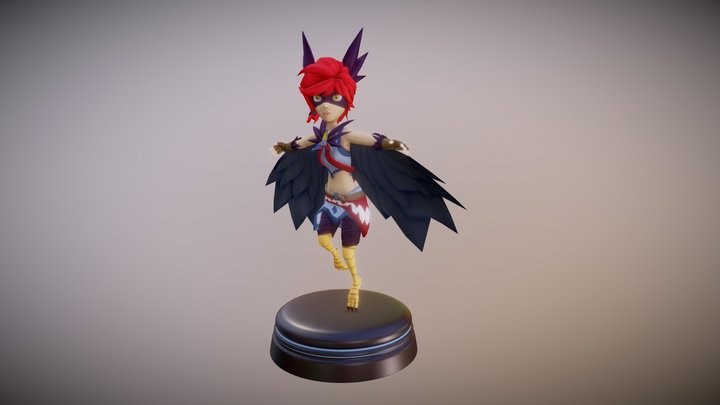 Bird Folk 3D Model