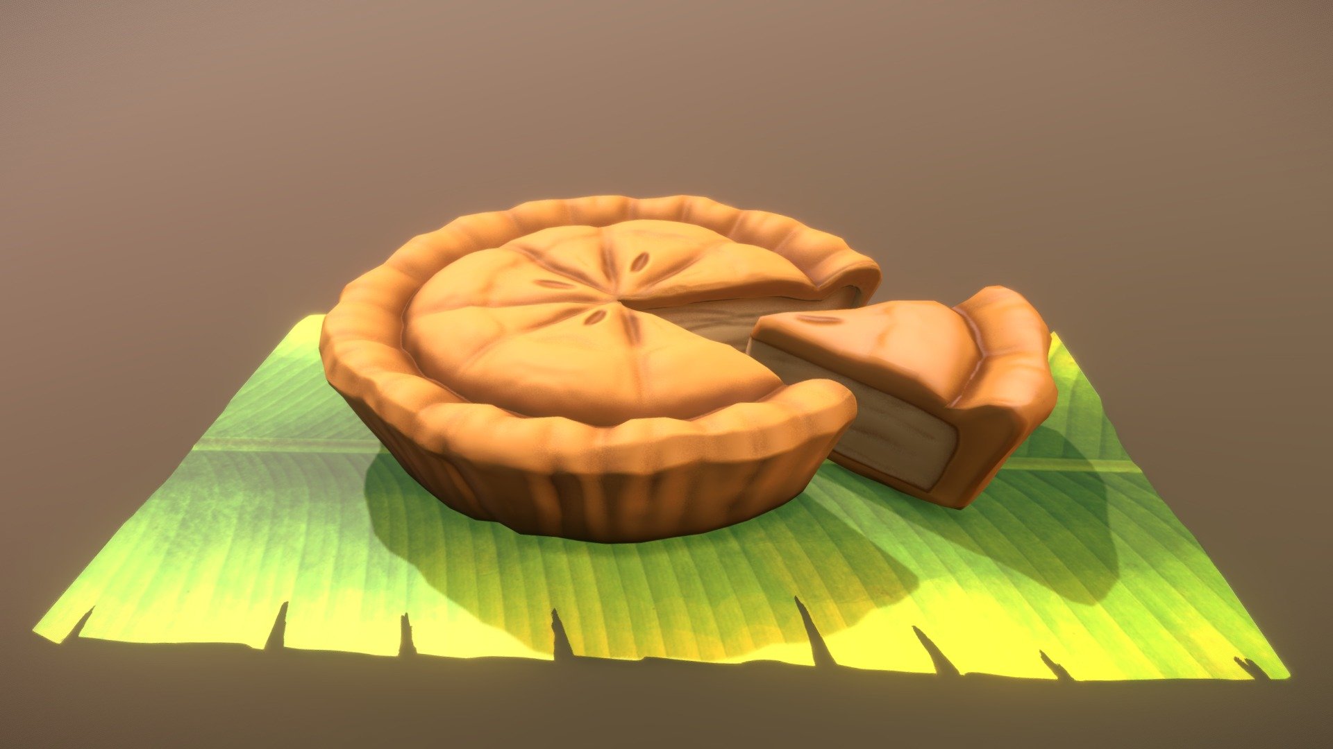 Filipino Pastry Buko Pie 3D model by LORMINATTI [82d15cf] Sketchfab