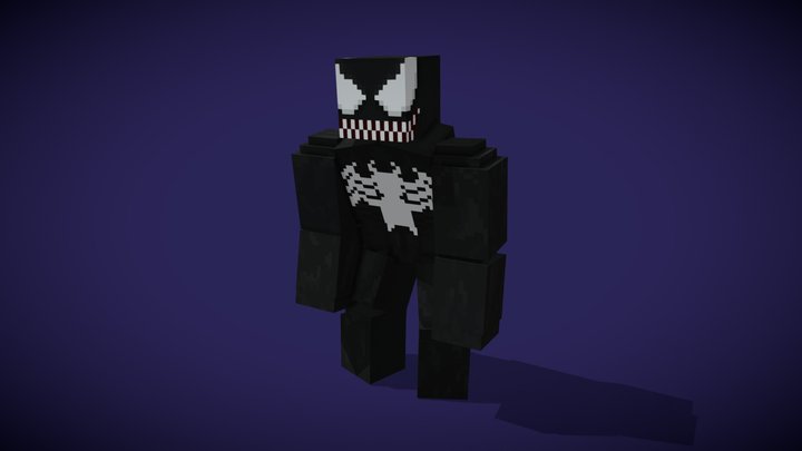 Venom (blocky) 3D Model
