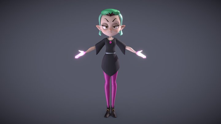 Amity - The Owl House 3D Model