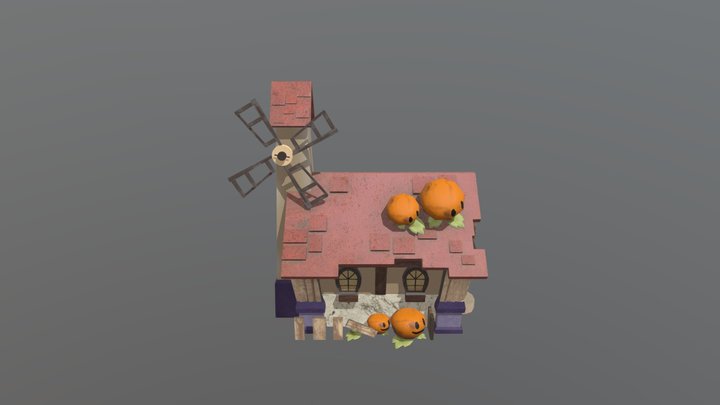 Casinha_das_abóboras 3D Model