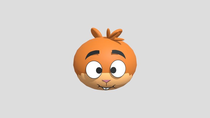 Scaredy Squirrel Head