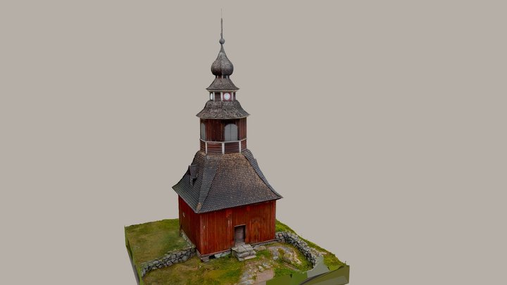 Fotogrammetria Seurasaaren ulkomuseo Kellotapuli 3D Model