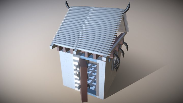 Dragon Proof Gate House 3D Model