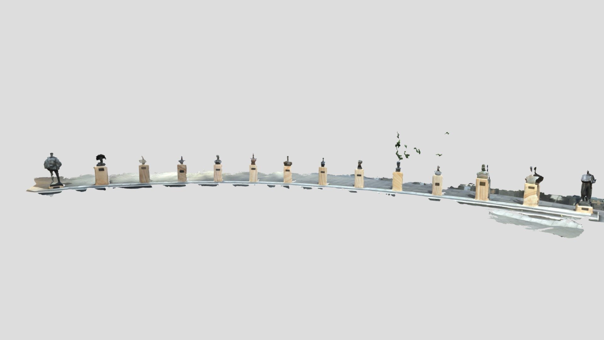POLYCAMAI / Central Station Statues — Sketchfab embed 3D viewer
