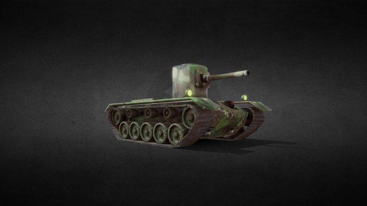 Tanque WW2 3D Model