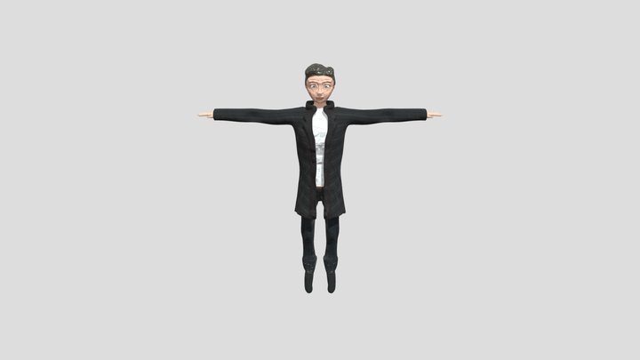 KNB217 Assignment2 Western Outfit man 3D Model