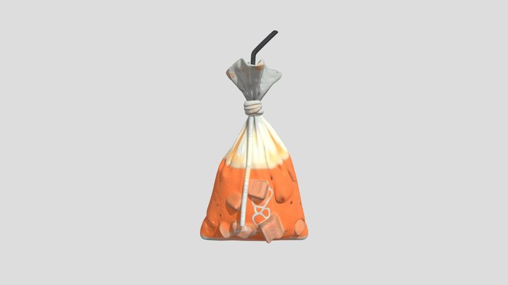 Bagged Thai Tea 3D Model