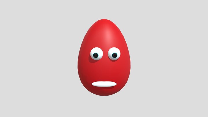 Rigged Egg 3D Model