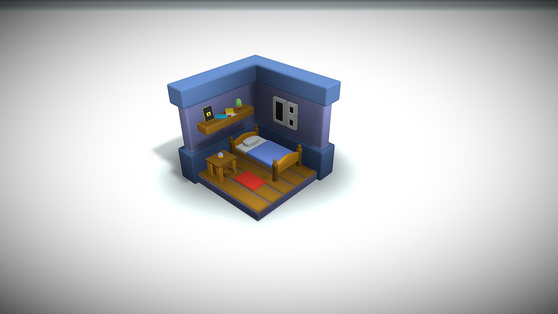 Isometric room - Download Free 3D model by DaytaGalvan [82d66a4 ...
