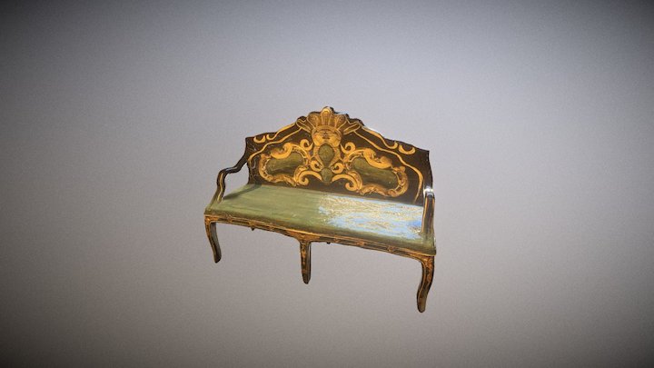 Chair_16 century Russia 3D Model