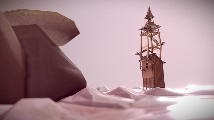 Bell Tower 3D Model