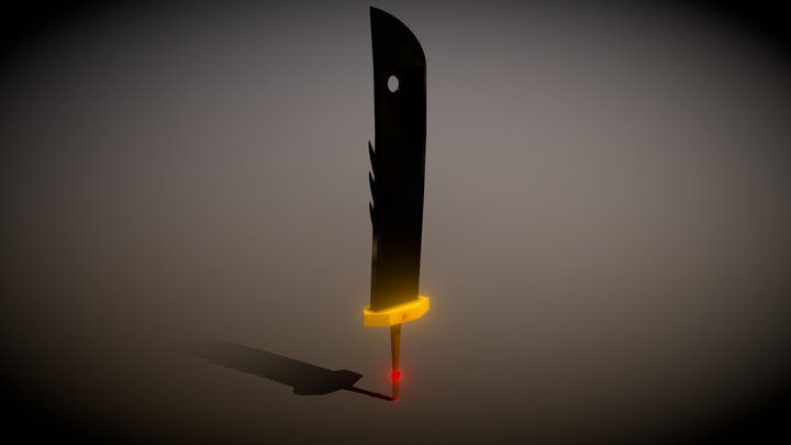 Fantasy Sword 3D Model