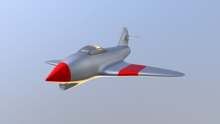 Avión De Combate 3D Model