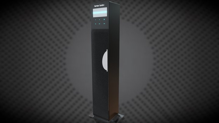 DVD player speaker 3D Model